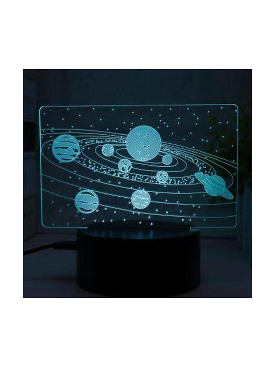 Decorative Lamp 3D Illusion Transparent