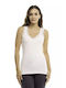 Women's T-Shirt with Spaghetti Strap White