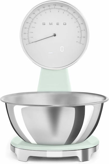 Smeg Механичен Кухненска везна 1гр/5кг Зелена