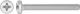 Lux Tools Μηχανόβιδα Σταυρού Inox 8τμχ