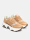 Damen Flatforms Sneakers Beige-dark