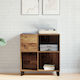vidaXL Hi-Fi Möbel Braun 38x84.5x89cm