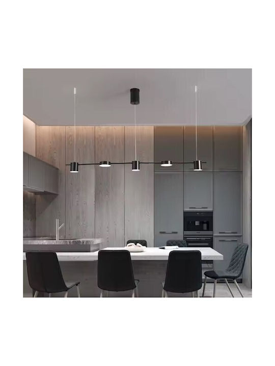 Home Lighting Висящо Осветително Тяло Черен 120x7см.