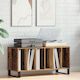 vidaXL Hi-Fi Furniture Brown 38x100x48cm