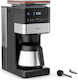 Krups Grind Aroma Xl Thermo Αυτόματη Μηχανή Espresso 1000W με Μύλο Άλεσης Καφέ KT8428