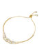 Michael Kors Premium Women's Bracelet made of Silver Gold Plated