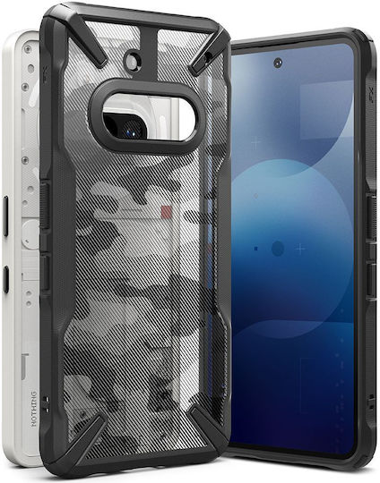 Ringke Fusion X Back Cover Silicone 2mm with Strap Black (Huawei P10 Lite / Honor 10)