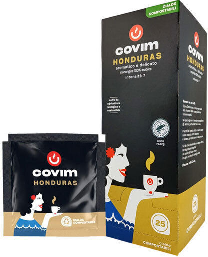 Covim Kapseln Espresso Kompatibel mit Maschine E.S.E. Pod 25Mützen