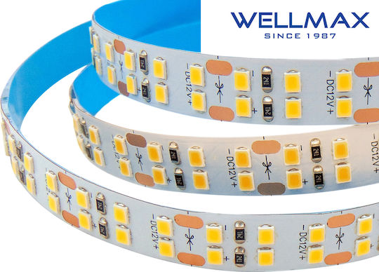 Ταινια Led 12v/14.5w Εσωτερικου Χωρου Ip20 240l 2835 6500k Wellmax Τεμάχια 5