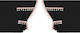 Lampa Truck Curtains Luxury Smart Black Red Set Lampa 5 Pcs L9603.5