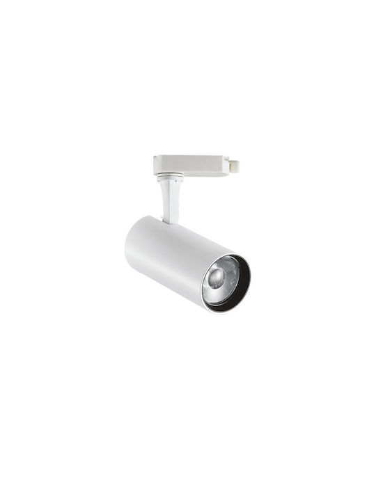 Ideal Lux Single LED Natural White Spot in White Color