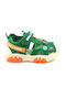 Shoe Sandals T-rex with Velcro & Lights Green