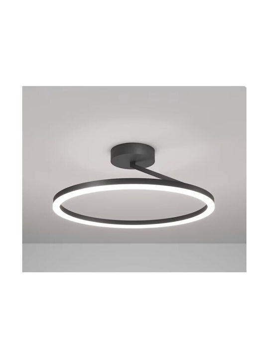 Home Lighting Ceiling Mount Light 50cm Black with Integrated LED