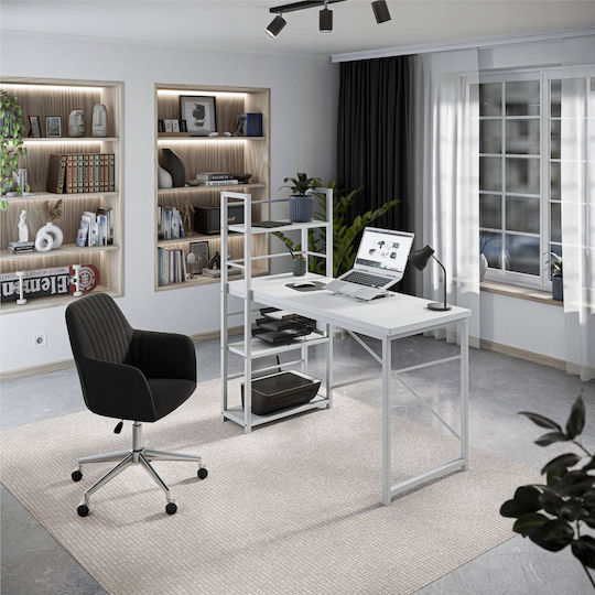 Desk Leader 4.0 Wooden White 119.5x48x120cm
