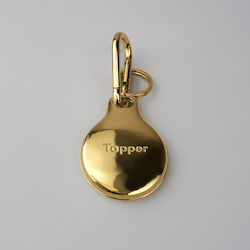 Tapper Μεταλλική Θήκη Airtag Καραμπινέρ Επίχρυση 18k Gold 1833 Tapper Μεταλλική Θήκη Airtag Καραμπινέρ Επίχρυση 18k Gold 1833