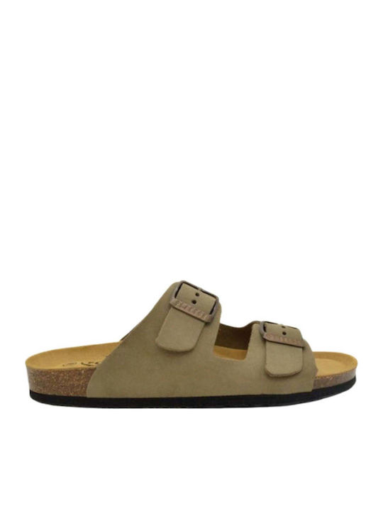 Plakton Beta Leather Women's Flat Sandals Anato...