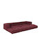 Πουφ Sofa Burgundisch 140x70x54cm