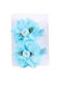 Elecool Flower Set Kids Hair Clips with Flower Clip in Blue Color 2 Pieces