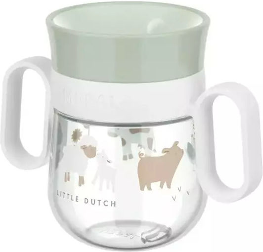 Little Dutch Baby Cup Little Farm made of Plastic Green Little Farm 200ml
