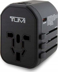 Tumi Tuta20wmslk Пътен адаптер 20W USB-C 2xUSB-A Черен Tumi Tuta20wmslk Пътен адаптер 20W USB-C 2xUSB-A Черен