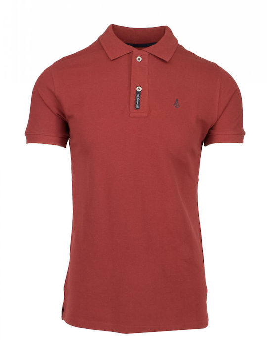 Explorer Polo Μπλούζα Κοντομάνικη Μπορντω