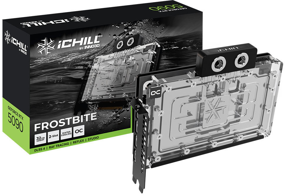 Inno 3D GeForce RTX 5090 32GB GDDR7 iChill Frostbite Κάρτα Γραφικών