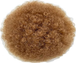 Extension with Natural Hair in Light Chestnut Color glue