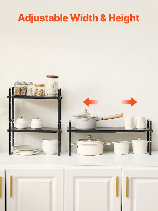 Vevor Tischspiel Inox Küchenorganisationsständer 16cm Grau