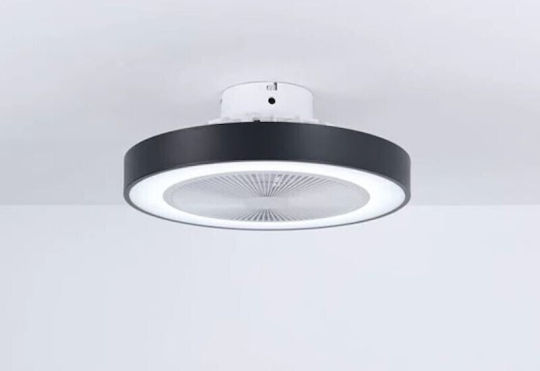Home Lighting Marco Затворен Тип (Плафон) 50см с Магазин за онлайн търговия с Мегапикселови Обективи Черен