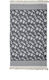 Amo La Casa Beach Towel Gray with Fringes 180x100cm.