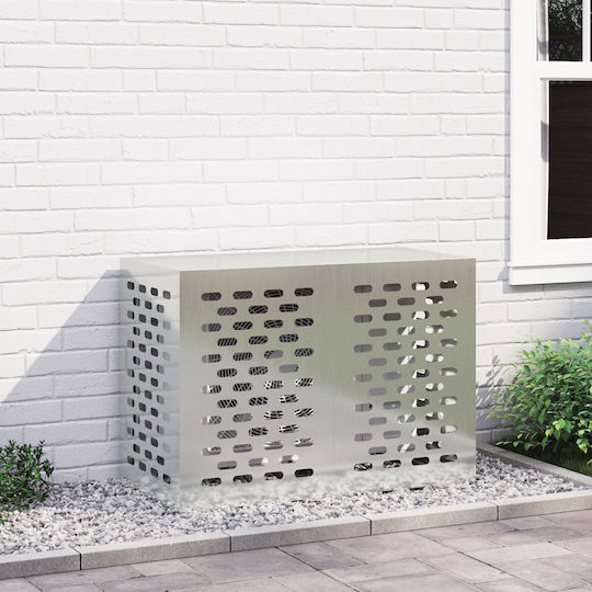 Vidaxl Air Conditioner Cover 100x50x70 Galvanized Steel Silver