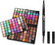 Popfeel Palette 162 Lidschatten & Doppel-Augenbrauenstift-Set 5