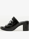 Bonnie Mules with Heel in Black Color
