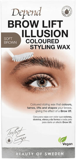 Depend Cosmetics Brow Lift Illusion Ceară Pentru Sprâncene Castaniu Deschis 5gr