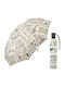 Happy Rain Automatic Umbrella Compact White