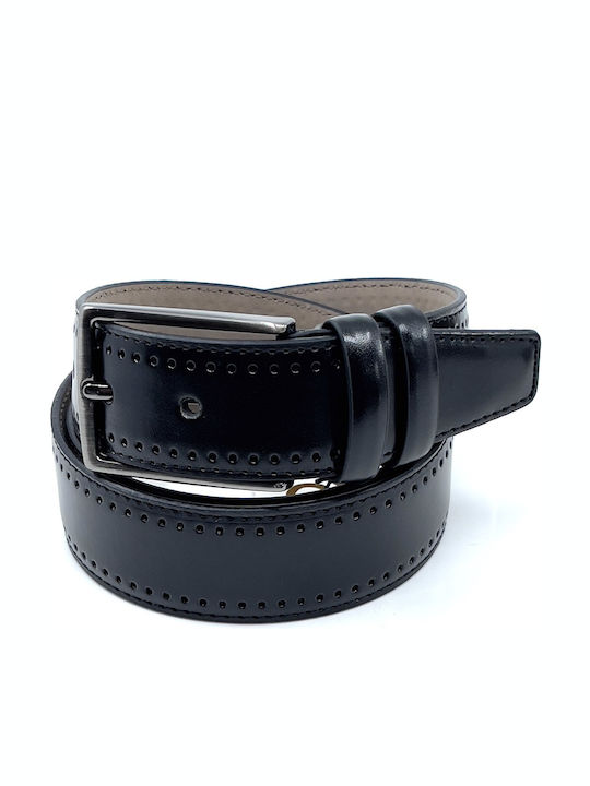 Men's Belt from Artificial Leather Black