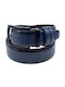 Men's Belt Leather Navy Blue