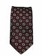 Venturi Men's Tie Printed in Burgundy Color