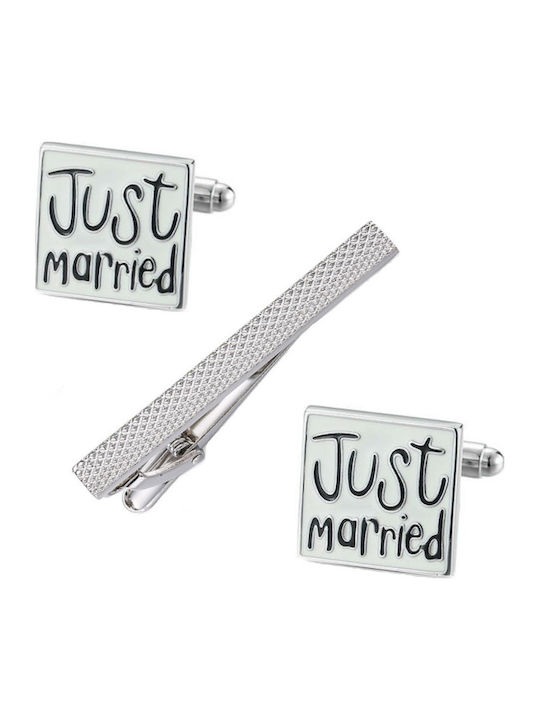 Cufflinks from Steel in Black Color