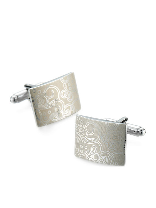 Men's Cufflinks from Steel in Silver Color