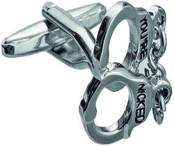 Zenza Bronica Cufflinks from Steel in Silver Color