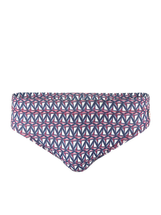 Men's Swimwear Slip Blue with Patterns