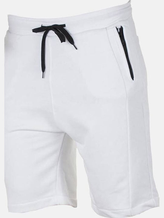 Men's Athletic Shorts White