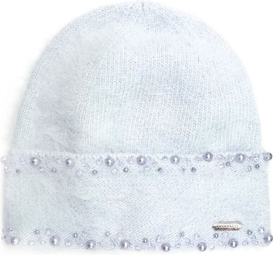 Beanie Frauen Beanie Gestrickt in Hellblau Farbe