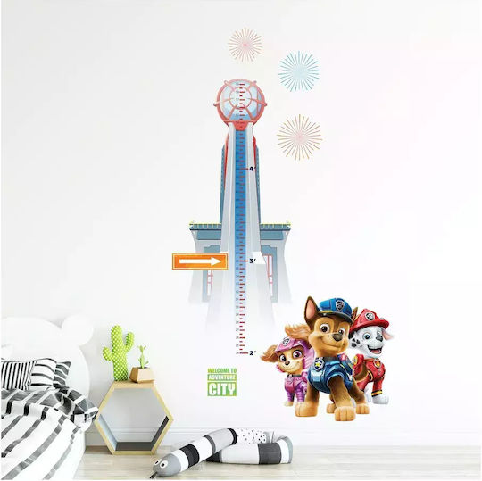RoomMates Decor Kids Growth Height Chart Wall Sticker Paw Patrol Movie Multicolour
