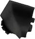 Inner Corner Joint Cover Mrk/120 Plastic Black 132-1310070116