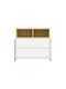 Baby Dresser with 2 Drawers White 98x50x86cm