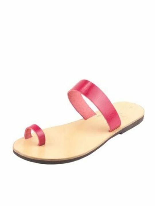 Sandale Casual Damă Din Piele Roz