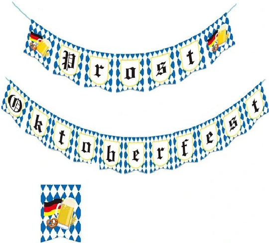 Banner-Schild Girlande Oktoberfest 150 cm Bayerischer Stil