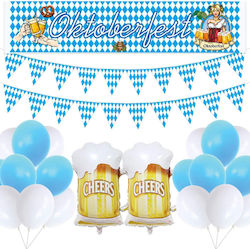 Set Decorațiuni Oktoberfest 52 Baloane Banner 10m Steaguri